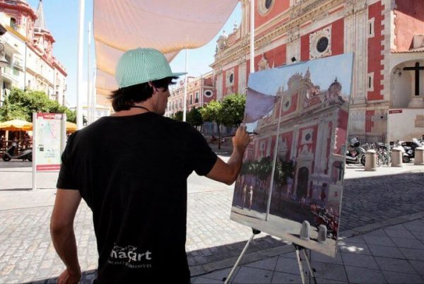 clases de pintura en sevilla con juan manuel santaella